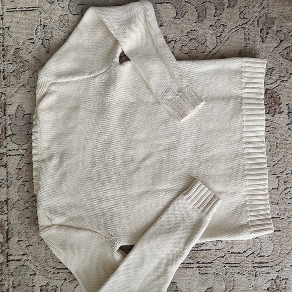 JCrew Cream Knitted Sweater - Picture 3 of 3